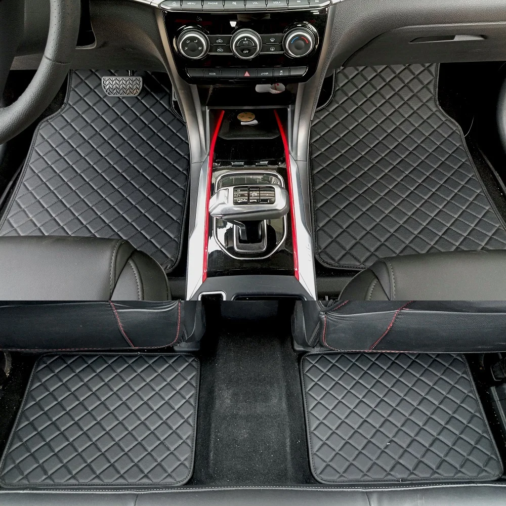 

ZHAOYANHUA Universal car floor mats for all models Kia Sorento Sportage Optima K5 Forte Rio/K2 Soul Cerato K3 Carens Car styling