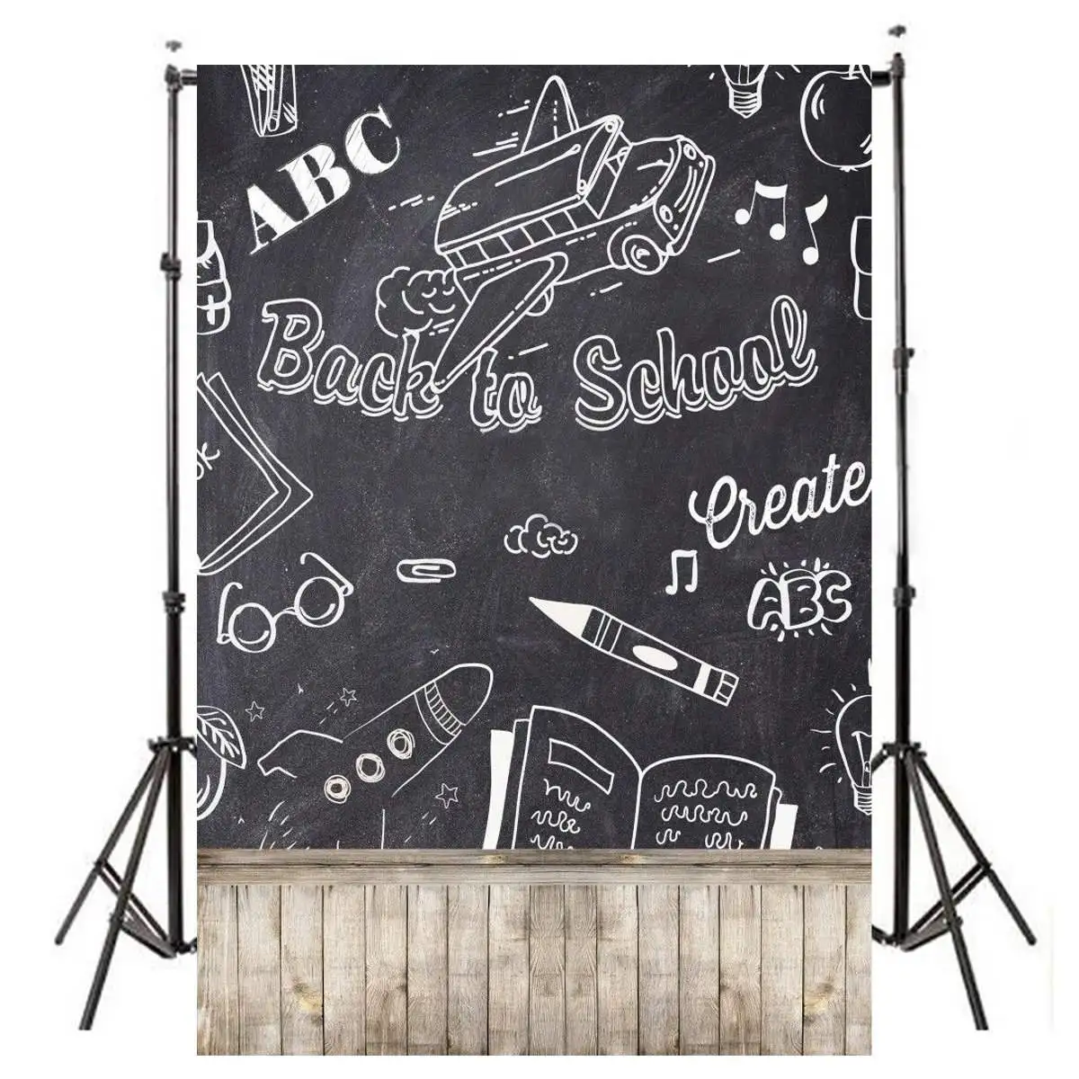 150X90cm Back To School Chalkboard Photography Backgrounds Vinyl Studio