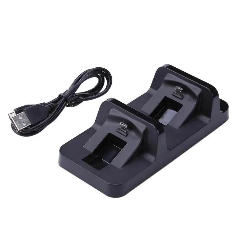 Двойной USB зарядная док-станция Подставка для PS4 Игровые приставки 4 игровой контроллер ручка Зарядное устройство крейдла для PS 4 Высокое качество