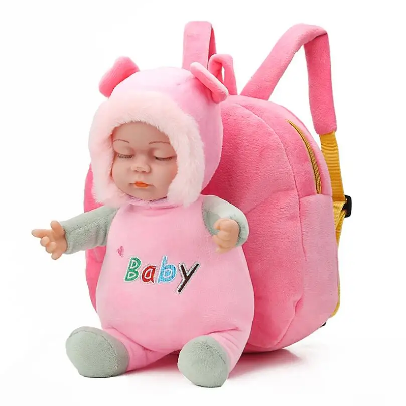 Сумки для детей Животные Кукла-игрушка из мультфильма детская сумка на плечо для детского сада ангел кролик девочка панда плюшевые рюкзаки