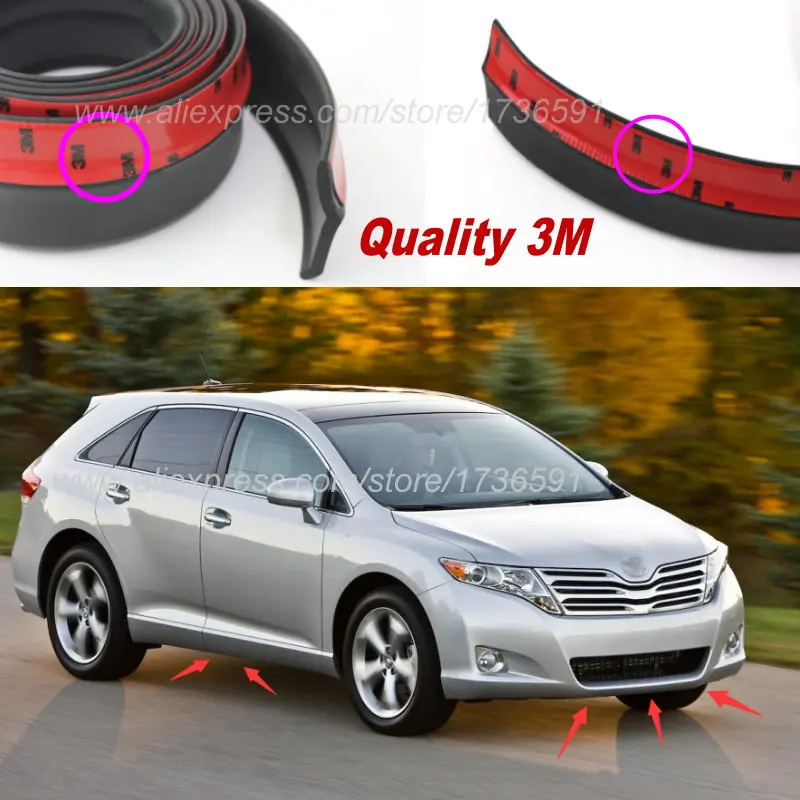 Car Body Front Side Back Bumper Spoilers Lip Lips For TOYOTA Venza RAV4
