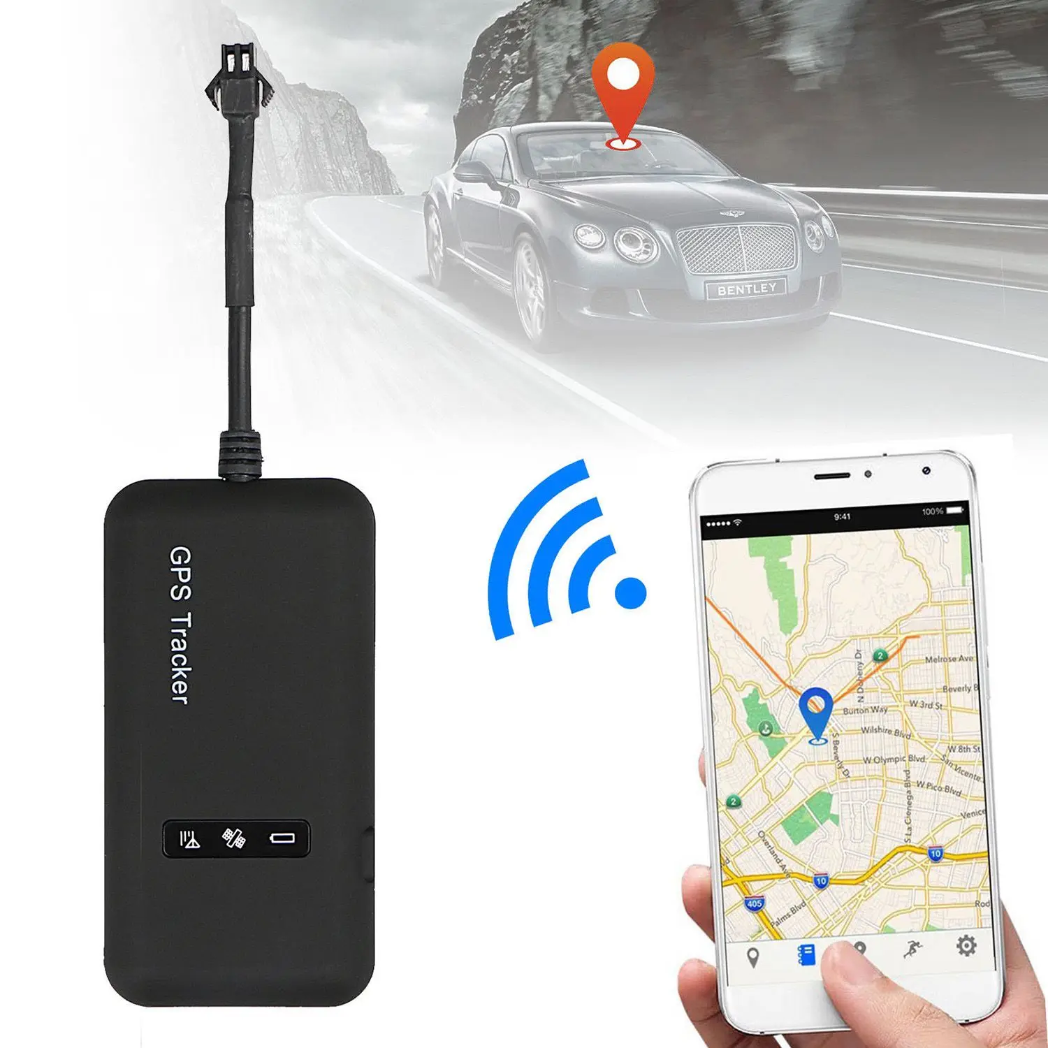 GPS-трекер GT02 GPRS GSM для автомобилей/грузовиков/фургонов | Автомобили и мотоциклы