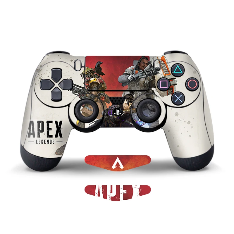 Data Frog 2Pcs Stickers For Apex Legends Controller Skins For Sony PlayStation4 Game Controller For PS4 Slim Pro Stickers