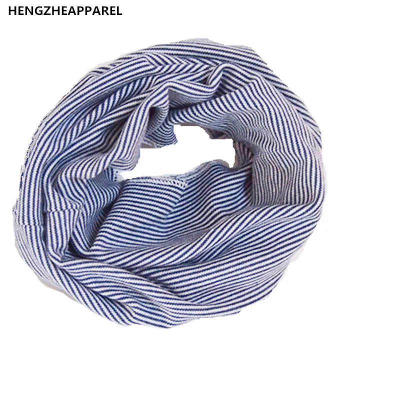 2017 NEW cotton 100% stirp fashion four season can wear boys girls children scarf baby o ring collars kids solid color scarves