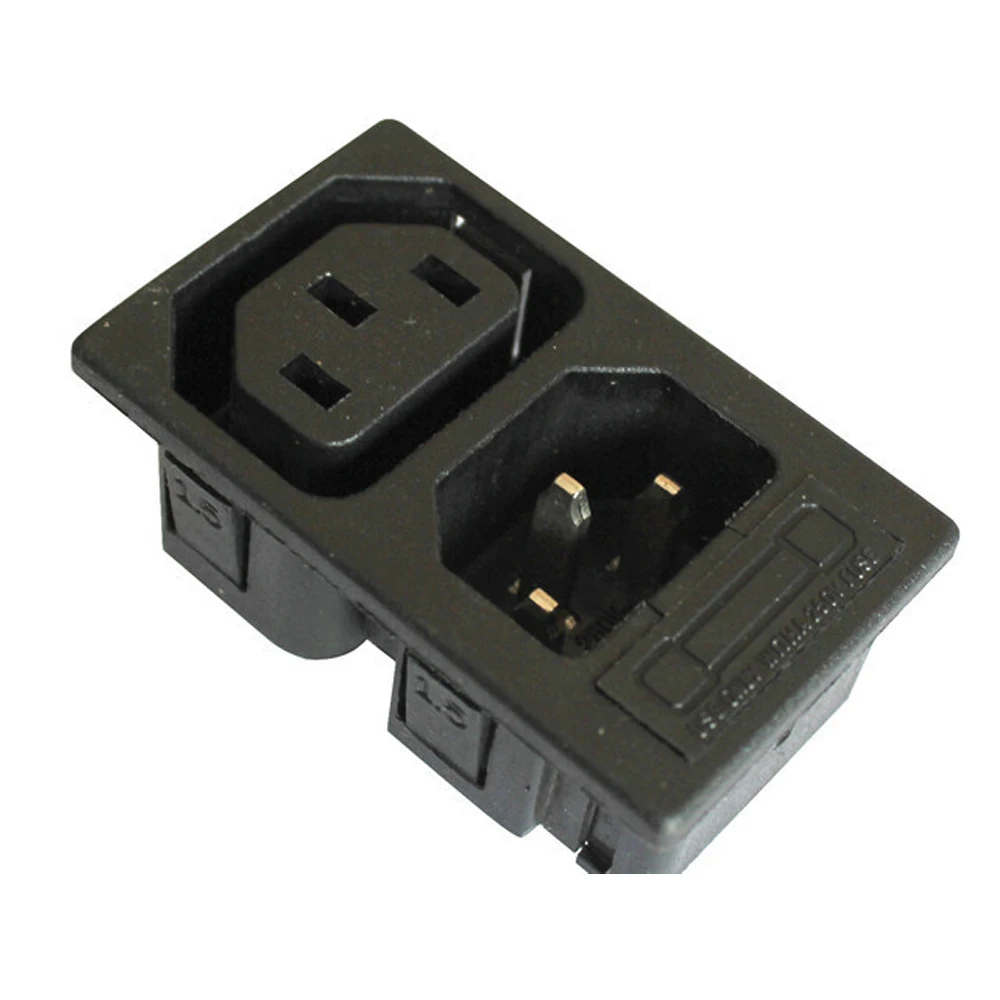 Оптовая продажа 250 В 10a IEC320 C13 C14 PDU переменного тока двухканальный плавленый блок