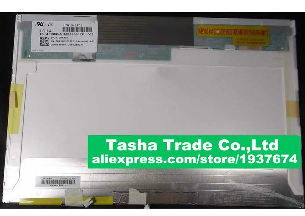 

For DELL Precision M4400 Latitude E6500 LCD Screen Panel LTN154CT02 WUXGA 15.4