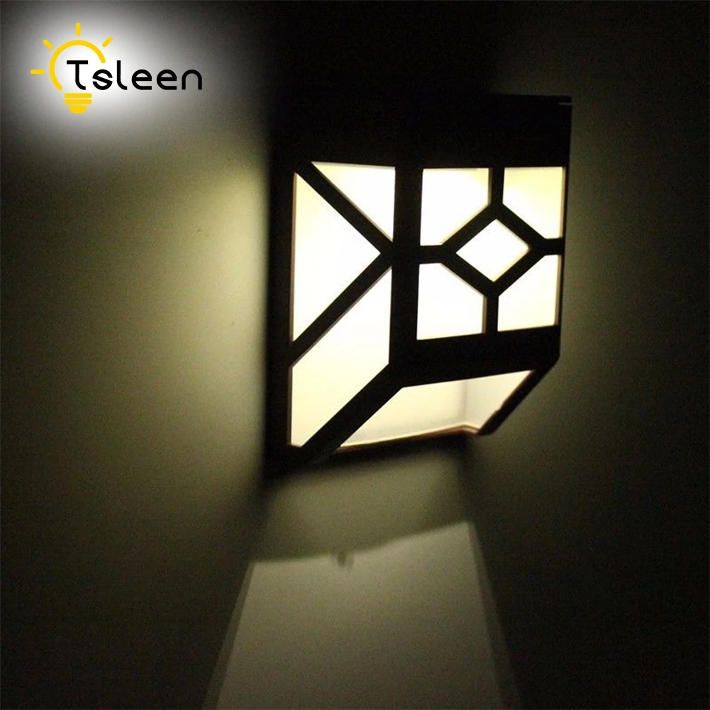 Lâmpadas Solares tsleen 2 pcs À prova Keyword 5 : Pir Motion Sensor Solar Energy