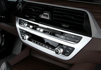 

1pcs ABS Matte Interior Middle Console Air Conditioner Adjustment Panel Cover Trim For BMW 6 Series Gran Turismo G32 2017 2018