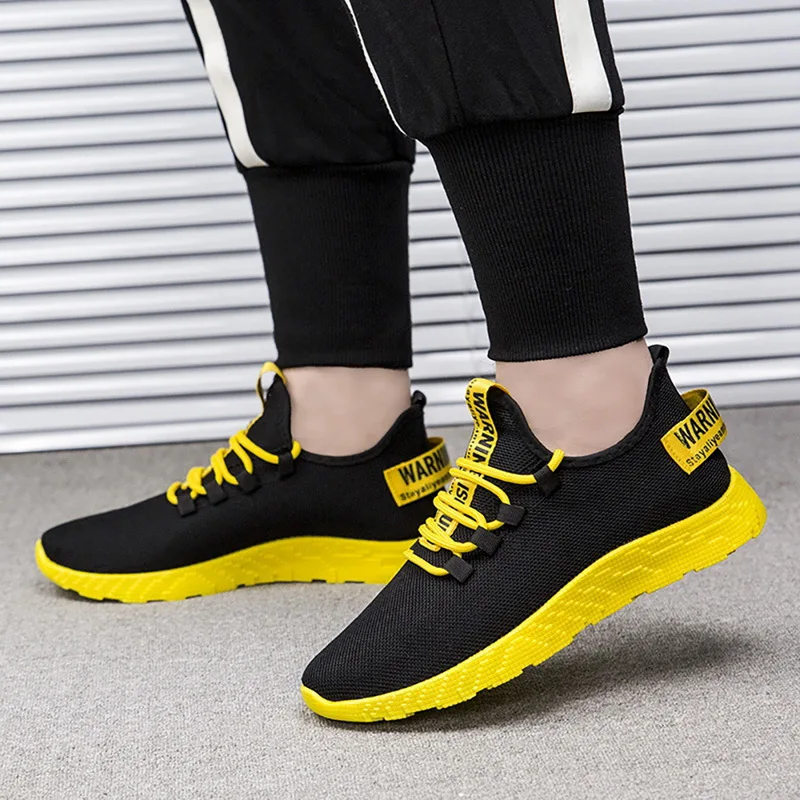 

OEAK Men Sneakers Casual Shoes Lightweight Flats Shoes Summer/autumn Breathable Mesh Shoes For Adult