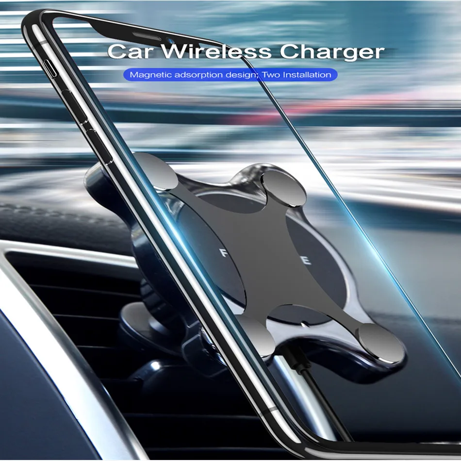 Car Wireless Charger Base For iPhone XS Max X XR 8 Plus