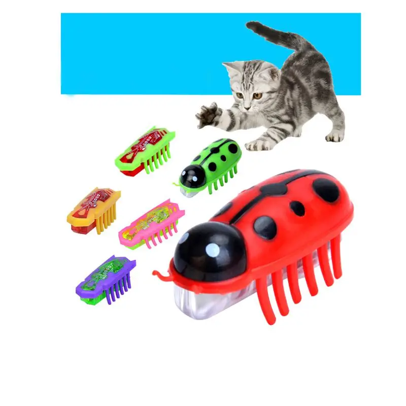 Kopen Elektrische muis grappige kat speelgoed Mini Snel bewegende batterij micro robot Realistische dynamische Interactieve intelligentie training kat speelgoed
