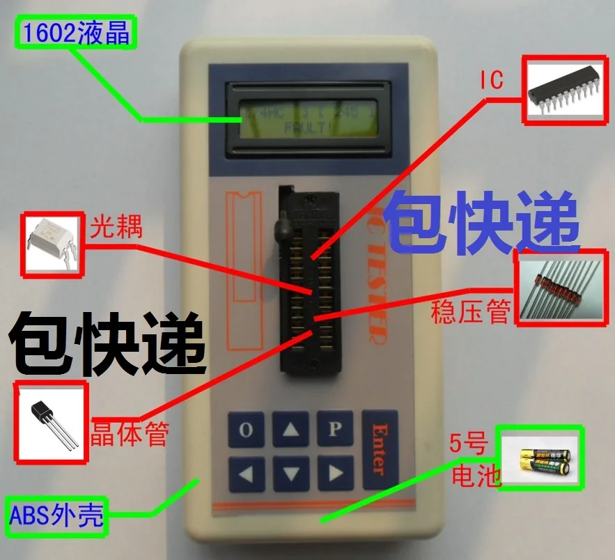 Integrated Circuit Tester Circuit Diagram