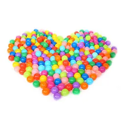 100 шт./лот Экологичные красочные мягкие пластмассовые, для бассейна океан волна мяч детские смешные игрушки стресс воздушный шар открытый