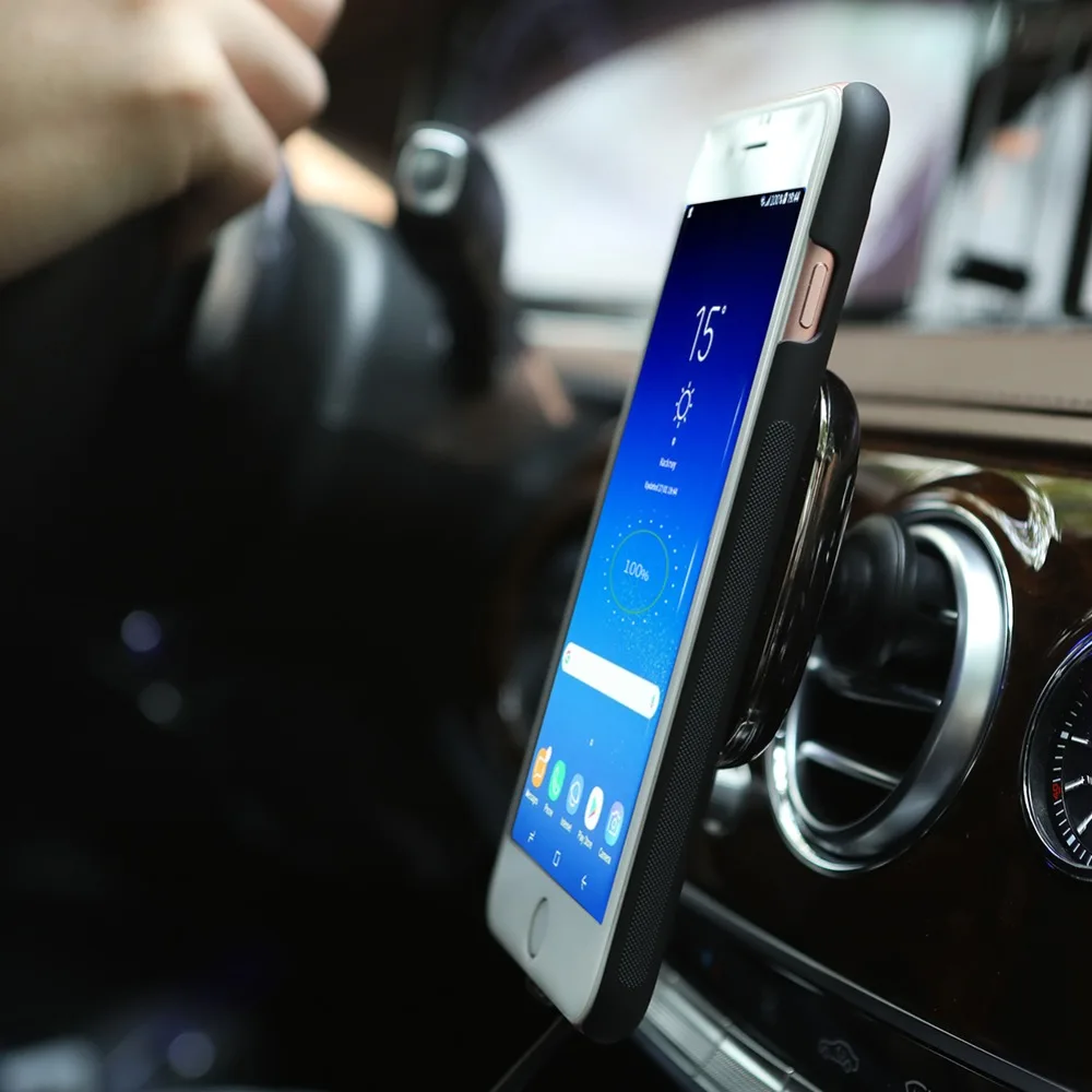 Быстрое беспроводное автомобильное зарядное устройство Qi для iPhone XS MAX XR X 8 Plus Nillkin