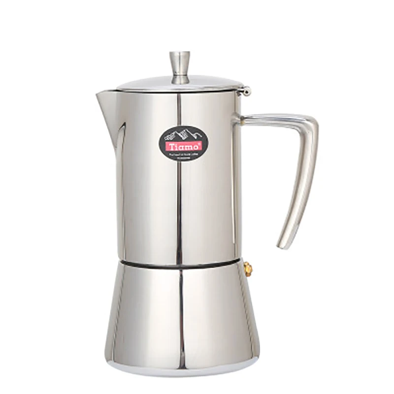 

4cup/6cup Coffee Set Filter Pot Coffee Maker Stainless Steel Coffee Pot 304 Moka Pot Household Hand Punch Pot Filter Cup