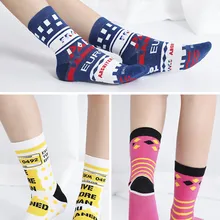 Зимние теплые носки с буквенным принтом Спортивные носки унисекс Женские зимние теплые носки с буквенным принтом повседневные модные спортивные хлопковые носки 1,65