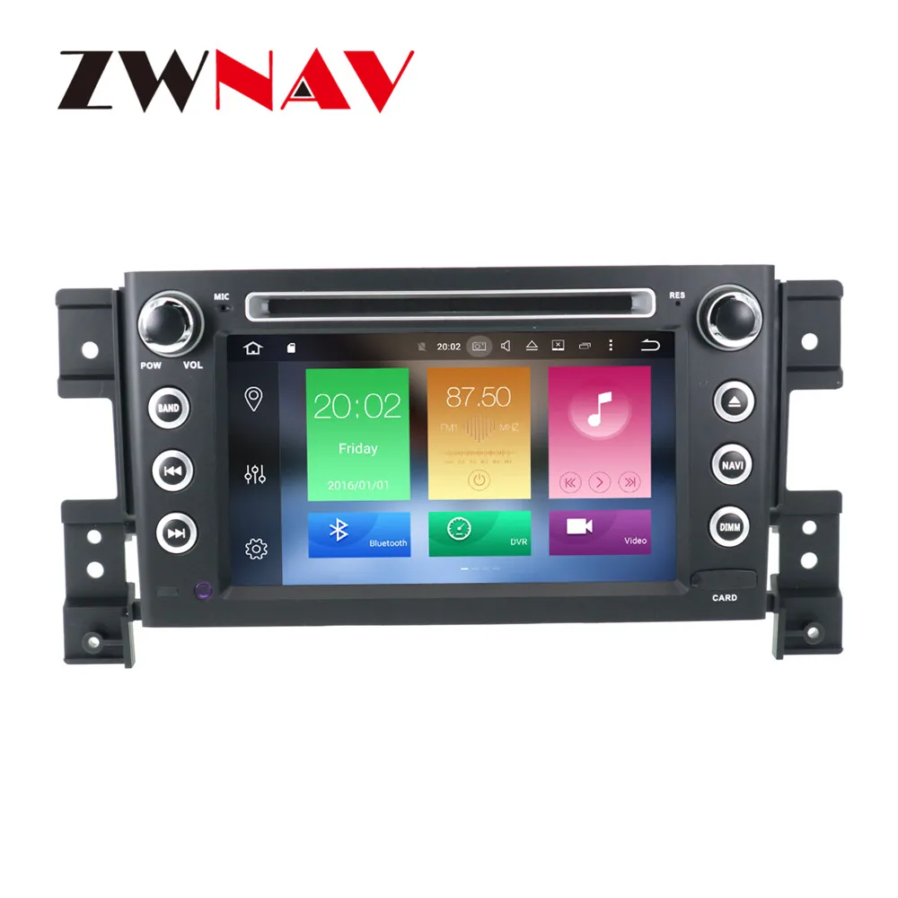 Cheap Android 8.1 2 DIN Car DVD Player GPS Navigation For Suzuki Grand Vitara 2005 2006 2007 2008 2009 2010 2011 car radio stereo gps 1