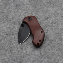 Горячая Распродажа, мини карманный складной охотничий нож, тактические ножи для выживания, 440C Лезвие, сталь, красная деревянная ручка, открытый многофункциональный инструмент