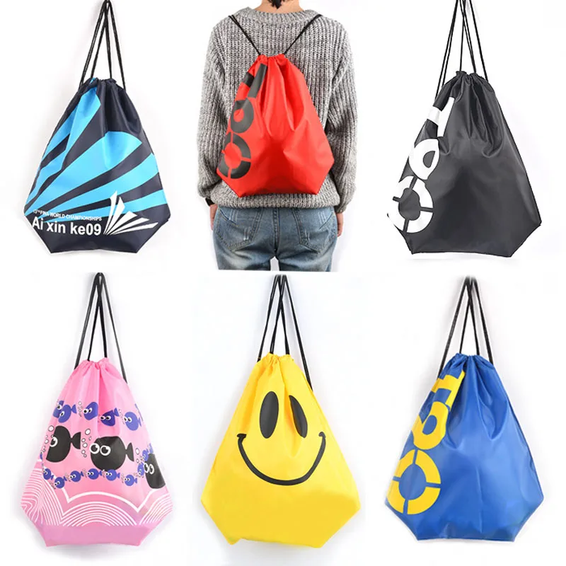 1pcs School Drawstring Shoes Bag Football Toys Sto