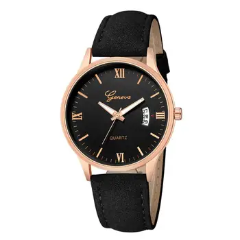 

Women's Watches Fashion Roman Numerals Women Leather Strap Luxury Analog Quartz Female AUTO Date Wrist Watch relogio feminino A2