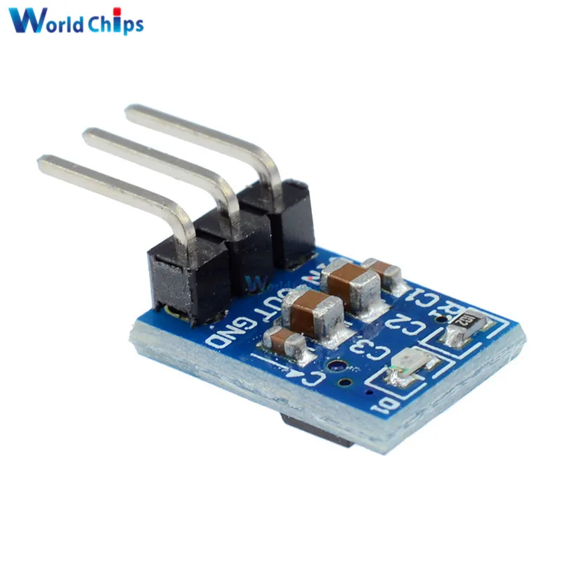 

5pcs 5V To 3.3V DC-DC Step Down Power Supply Buck Module AMS1117 800MA Automatic Adjustable Boost Board Start Limit Voltage