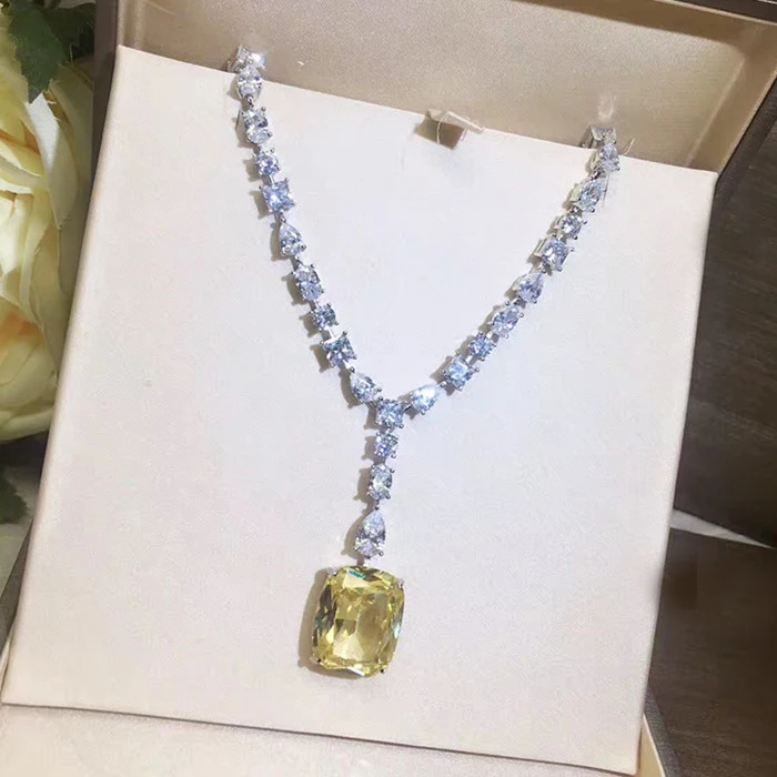 Дизайнерское ожерелье из искусственного циркония 3A|designer necklace|fashion necklacenecklace designer |
