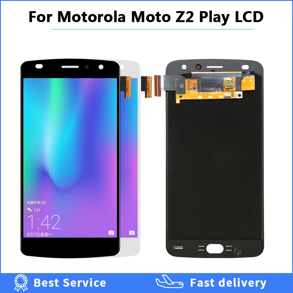 5 дюймовый OEM качественный ЖК-дисплей для Motorola Moto Z2 Play XT1710 с сенсорным экраном