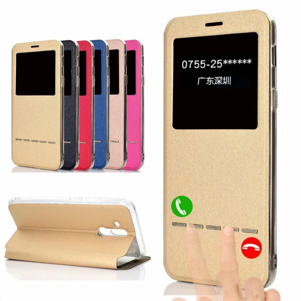 

Smart Touch Flip Case for Huawei Mate 20 Pro Cover Mate 20 Lite Leather Window View for Huawei P20 Pro P20 Lite Mate10 Pro Lite