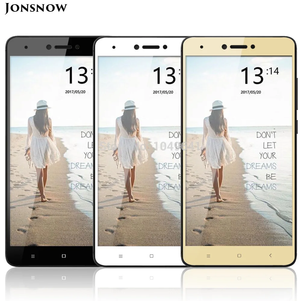 KXM1261_1_2D Full Screen Covered Explosion-proof Tempered Glass Film for Xiaomi Redmi Note 4X 5.5 inch 32GB