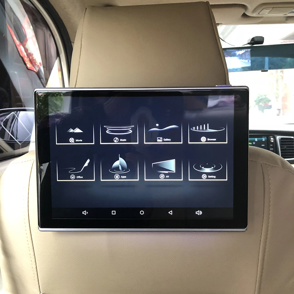 2 قطعة 11.8 بوصة السيارات شاشة التلفاز لبيجو مشغل أقراص صلبة بمسند الرأس بالسيارة الروبوت 7.1 الخلفية مقعد الترفيه دعم FM Wifi بلوتوث