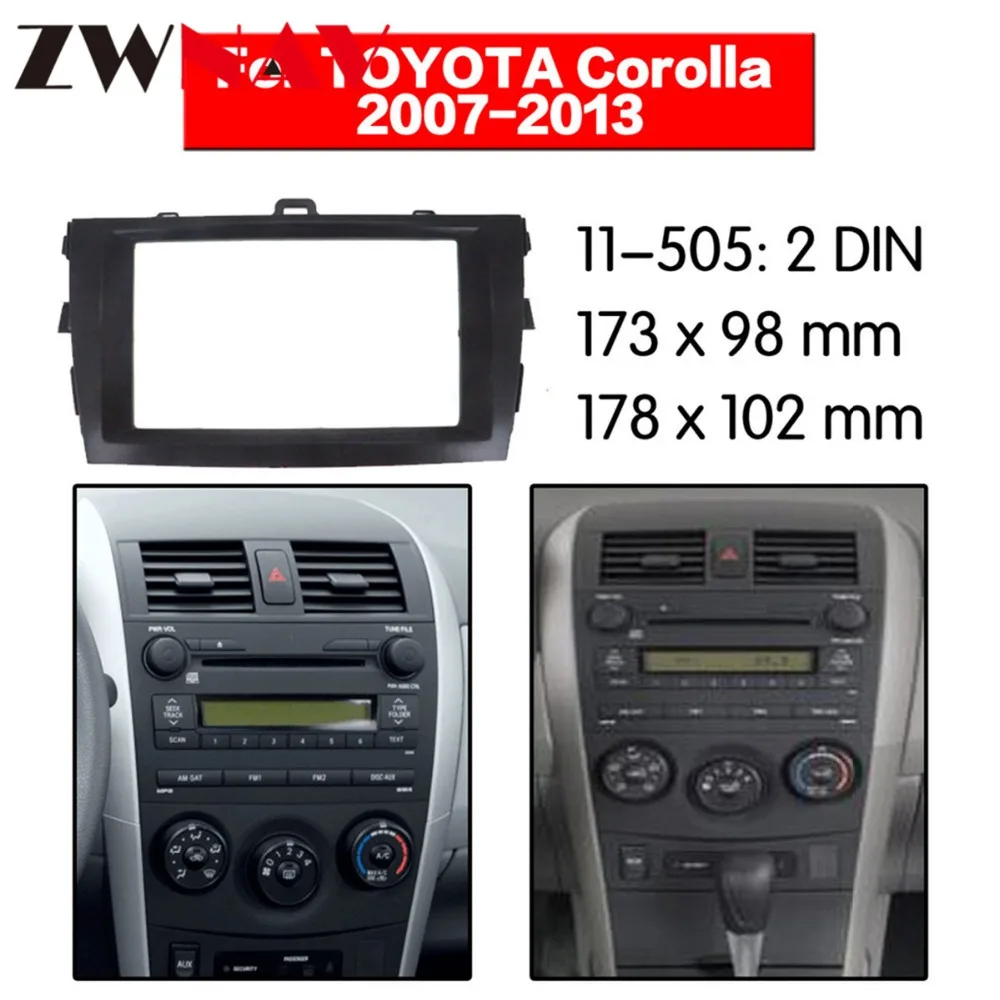 

Car DVD Player frame For For Toyota Corolla 2007 2008 2009 2010 2011 2012 2013 with Auto Radio Multimedia NAVI fascia