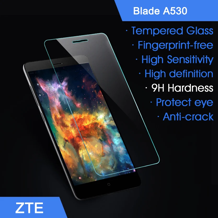 Godgift 9H твердое закаленное стекло для ZTE Blade A530 анти трещина Защитная пленка экрана