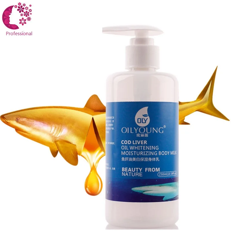 250ML Deep Sea Cod Liver Oil Body Cream Smooth Moisturizing Anti