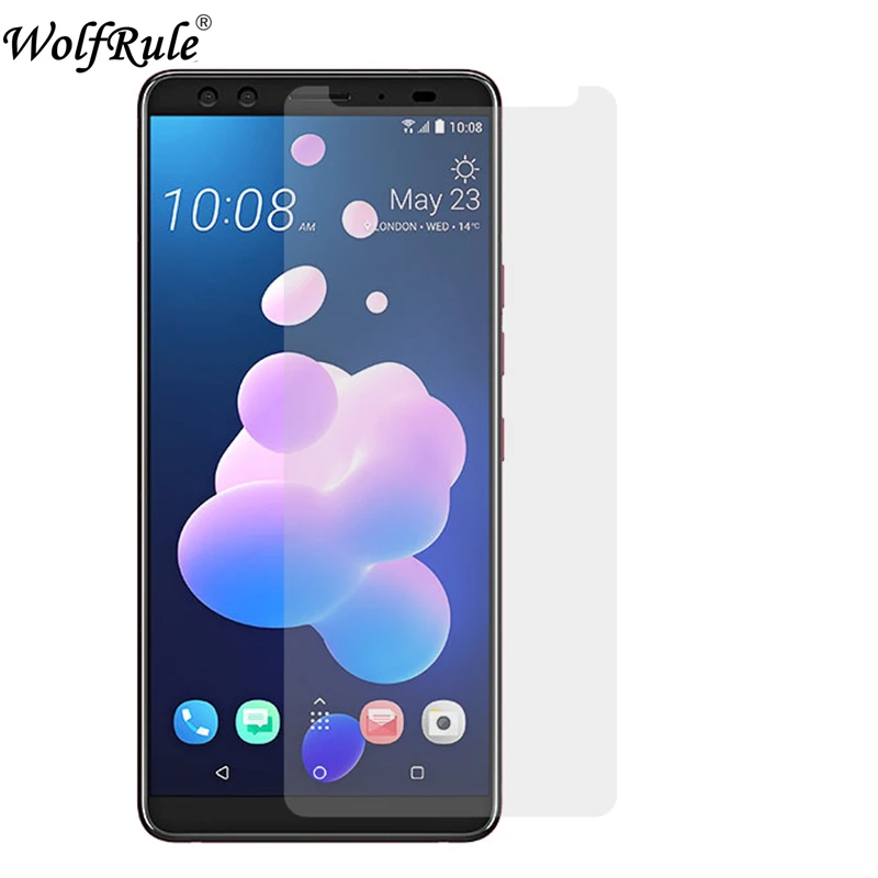 2 шт стекло для HTC U12 Plus Защитная пленка экрана из закаленного стекла 2.5D телефона с