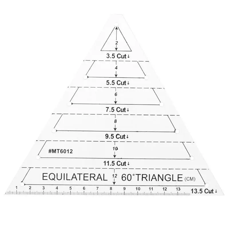 Лоскутная линейка, правила квилтинга, высококачественные прозрачные акриловые линейки, линейки для резки ткани, DIY Швейные Инструменты, 4 стиля, Новинка