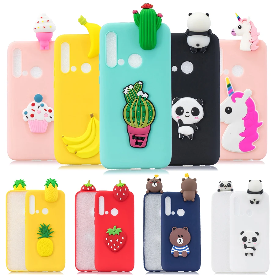 

Silicone cover For Funda Samsung Galaxy Note 10 case For Coque Samsung Note 10 Pro Note10 Plus 3D Unicorn Panda Soft Phone cases
