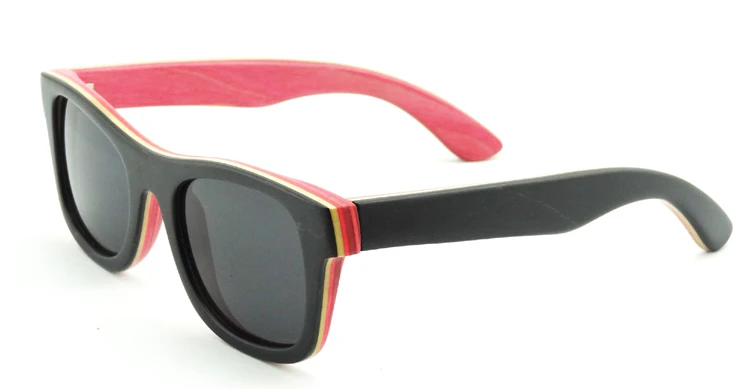 Чисто скейтборд ручной работы деревянные солнцезащитные очки Gafas для женщин и