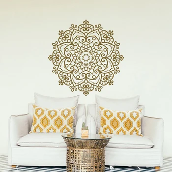 

Mandala Wall Decal- Mandala Vinyl Decal Sticker - Mandala Design for Stickers Large Wall Decal Boho Decor Bedroom Nurse A12-046