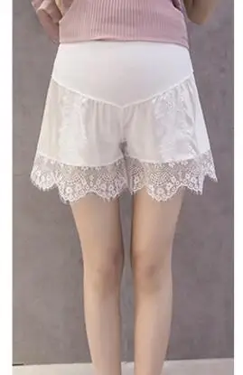 Летняя юбка из эластичного материала с поясом-лентой, забота о животике, беременности и родам шорты из хлопчатобуманой ткани "канифас" штаны яркого цвета для беременных для женщин; Большие размеры шорты M-2XL