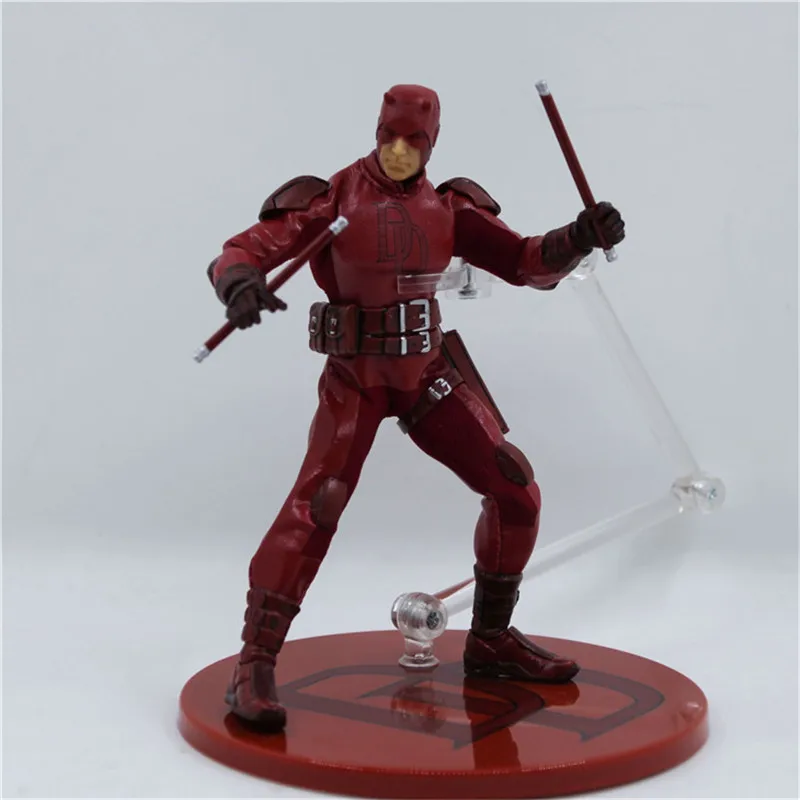 Daredevil Matt Murdock PVC Action Figure Toys Comics Heroes Daredevil Figuras Dolls Movable Brinquedos 15cm  (4)