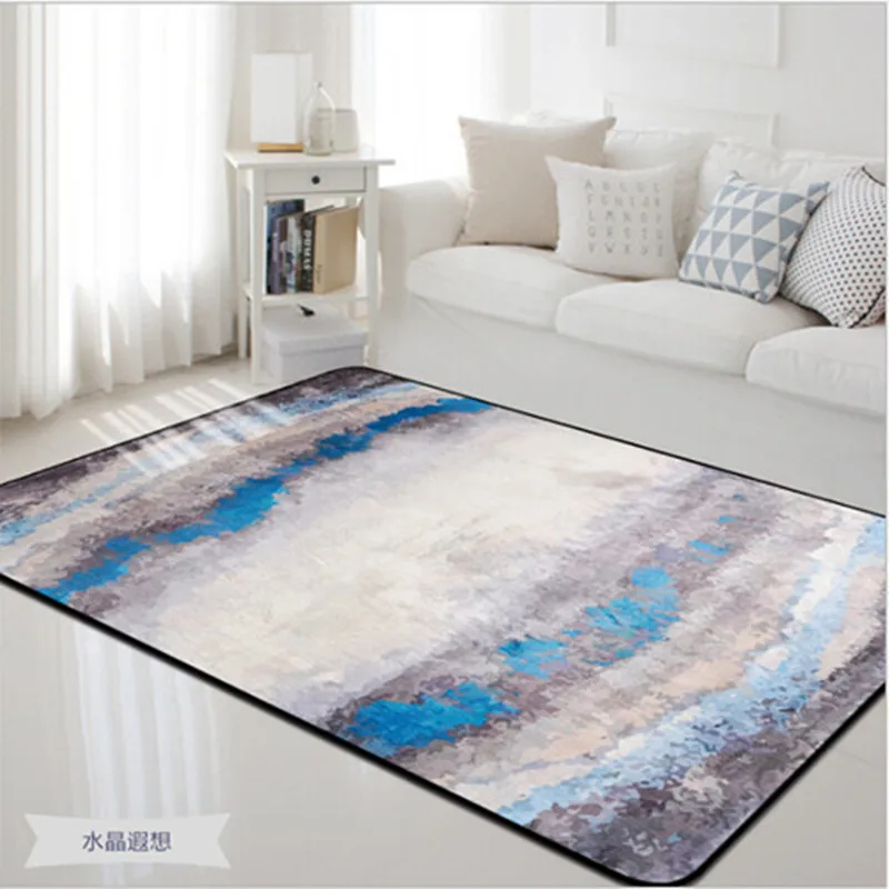  Modern Geometric Carpet Living Room Decor Carpet Bedside bedroom Floor Door Mats Pad Bathroom Kitch