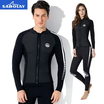 

Diving Suit Men Couple 2mm SCR Neoprene Full Body Suncreen Wetsuit For Spearfishing Surfing Scuba Diving Swimming Cloth Pant