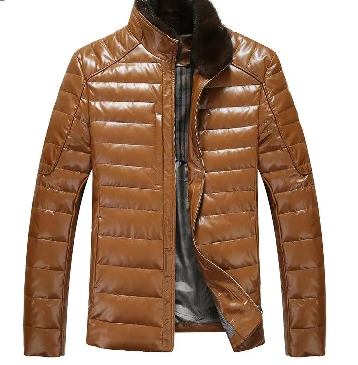 

M--3XL HOT 2019 Winter Men New Leisure Fashion Down Jacket Sheepskin Down Jacket