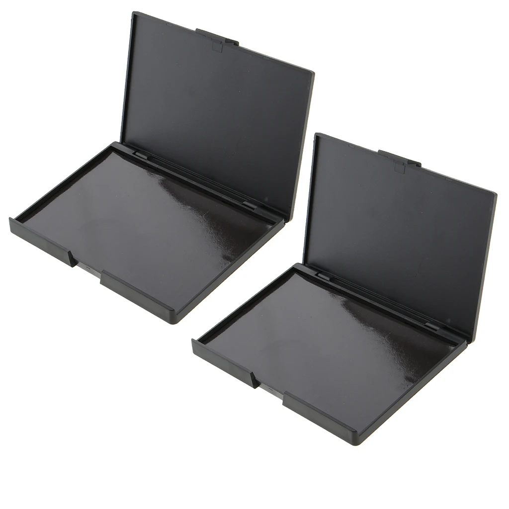  2pcs Empty Magnetic Palette Box For Eyeshadow Powder Makeup Case