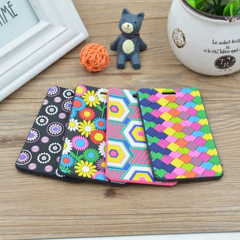 

OKOKC Irregular Pattern Suitcase Luggage Tags Silicon Portable Travel Label Travel Accessories