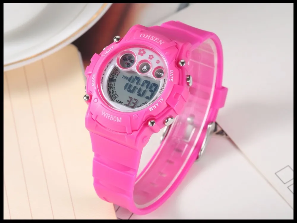 New Ohsen Unisex Watch Fashion Casual Watches Relogio Masculino Students Sports For Men Women Water Resistant Alarm Wristwatches (29)