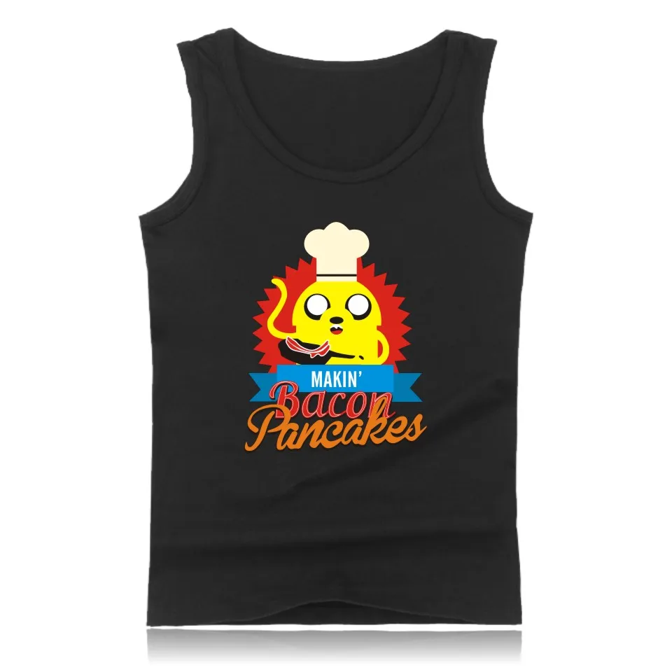 

Adventure Time XXS 4XL Summer Tank Top Men Vests and Anime Adventure Time Plus Size Sleeveless Shirts Summer Style