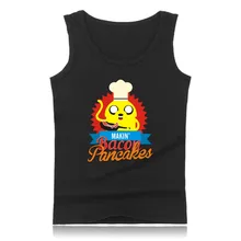 Adventure Time XXS 4XL Summer Tank Top Men Vests and Anime Adventure Time Plus Size Sleeveless Shirts Summer Style
