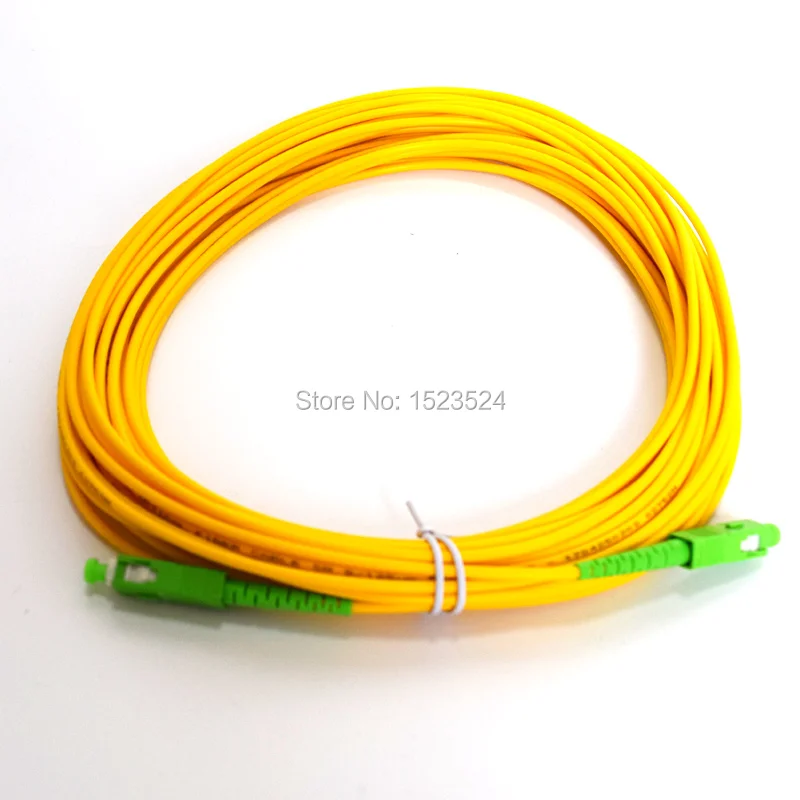 imágenes para SM SX PVC 3mm 15 Metros SC/APC Cable de Fibra Óptica Puente SC/APC-SC/APC Fibra Cuerda de Remiendo óptica imágenes para SM SX PVC 3mm 15 Metros SC/APC Cable de Fibra Óptica Puente SC/APC-SC/APC Fibra Cuerda de Remiendo óptica