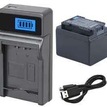 Battery+ Charger for Canon LEGRIA HF R36,R37,R38,R46, R47, R48, R56, R57, R66, R67, R68, R76, R77, R78, R86, R87, R88 Camcorder
